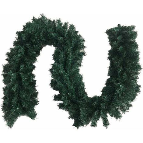 Guirlande de sapin artificiel - 275 cm - Effet naturel - 300 branches (1/4)