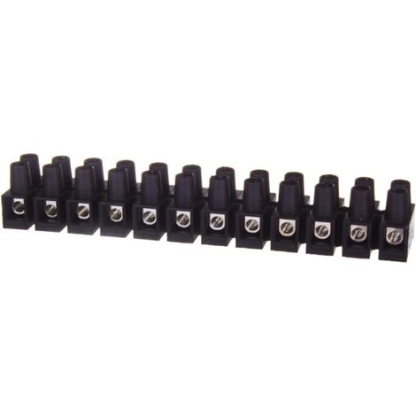 Morsettiera a 12 piste 4 mm2 nera LTA 12- 4.0d 22310217