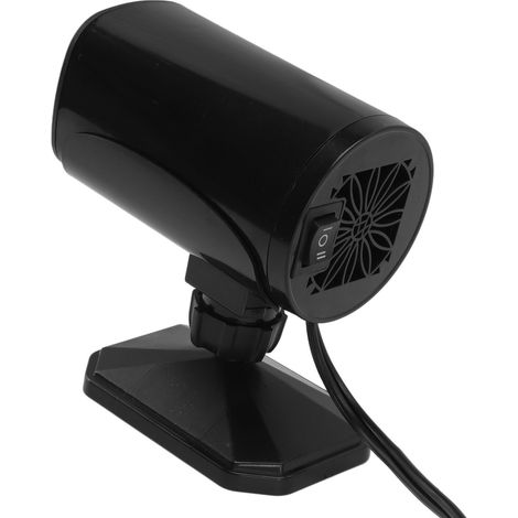 150-W-Autoheizung, 2 Heiz- und Kühlmodi, 360°-Drehung, tragbarer Auto-Entfroster, 12 V, Schwarz (1/5)