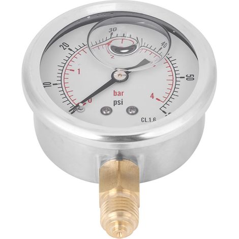 TS PGG604-4bar 1/4BSP Y60 Radial-Öldruckmanometer für Maschinen (1/5)
