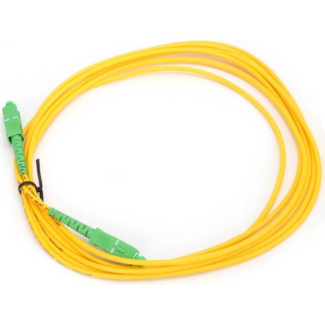 Câble de raccordement fibre optique SC/APC 3 mètres, cordon monomode pour connexion réseau optique