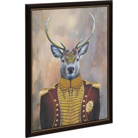 Signore cervo tela 70x50cm - Feeric lights & christmas (1/2)