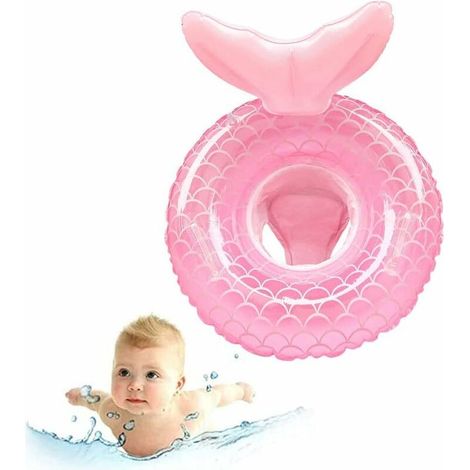 Bouée de Natation pour bébé, GU.B/bon Flotteur bébé, Bébé Siège de Piscine Sirène, Anneau de Natation Enfant, Baby Float, Aide à la Nage Gonflable pour Bébé à Partir de 6 Mois-3 Ans (1/4)