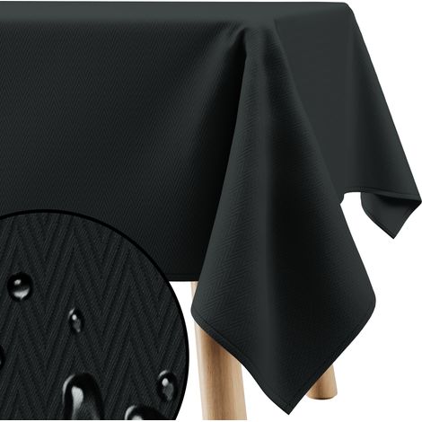 VERTE Tischdecke, 1 cm Futter, fleckenabweisende Tischdecke für Filumi-Tische, bordeauxrot, 140 x 240 cm