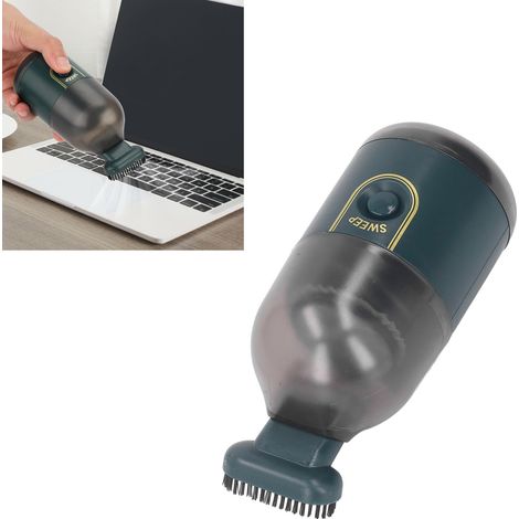 Tragbarer Staubsauger, Mini-Tischstaubsauger, Schreibtischreiniger für Studenten, USB-aufladbar, umweltfreundlich. (1/5)