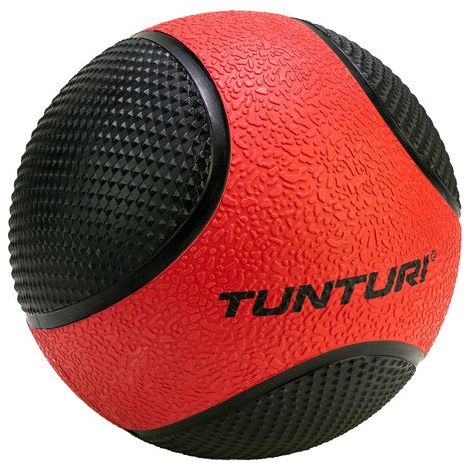 Tunturi 14TUSCL403 ballon médical 3 kg Noir, Rouge (1/5)