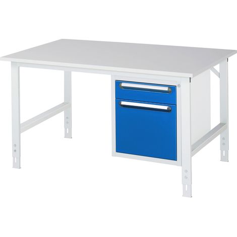Rau Arbeitstisch Tom höhenverstellbar KM05, B1500xT1000xH760-1080mm, M-Platte-22mm (1/3)