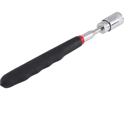 Téléscopique Outil de Ramassage à Aimant Magnétique Télescopique avec Lumière LED pour Ramasser les Ecrous et les Boulons,Ramassage Aimanté Télescopable Ramasse Magnétique (1/5)