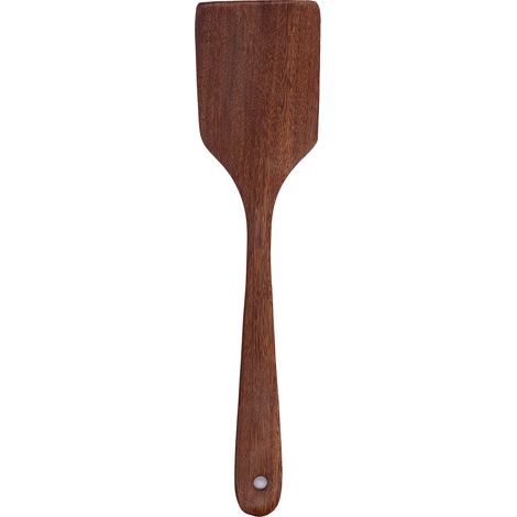 Hochwertiger, leichtem Kochlöffel aus Holz mit exquisiter Textur und Aufhängeöse, 33,5 cm lang – das perfekte Geschenk für die Küche. (1/5)