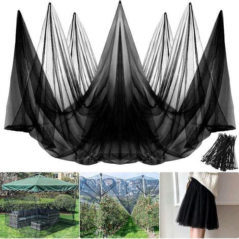 Bluedeer – Filet anti-insectes et anti-oiseaux 3m x 10m – Polyester léger et respirant – Protection pour balcons, tonnelles et piscines (1/5)