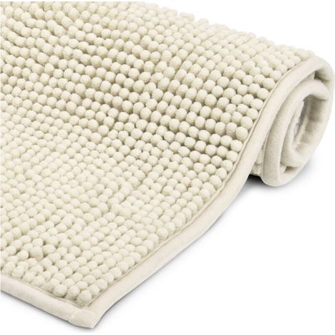 MYSELOXY Badematte – Natürliches, rutschfestes und wasserabsorbierendes Material, 60 cm x 40 cm (1/5)