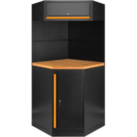 JBM SERIE528 Modulo angolare arredo officina 6 moduli - Arancione
