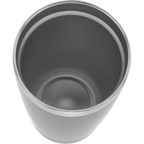 Mug isotherme en acier inoxydable de 590 ml (20 oz) - Garde les boissons chaudes et froides - Bouteille isotherme en acier inoxydable noire (1/5)