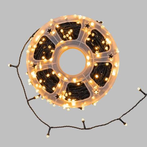 Guirlande lumineuse 50m 500 Maxi LED Diamant 8 animations IP44 (1/5)