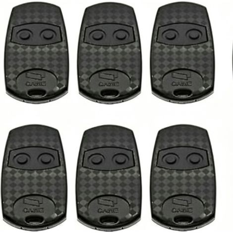 Fernbedienung für TOP432EV, 6 Stück. Feste Codefrequenz 433,92 MHz.