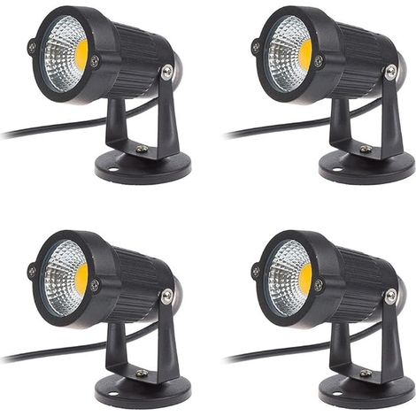 Cob LED Spotlights 5W 220V Adjustable Garden Lights Outdoor Garden Patio