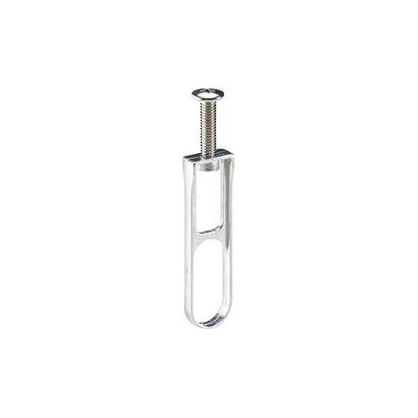 Soporte de tubo ovalado Sl 781 M niquelado