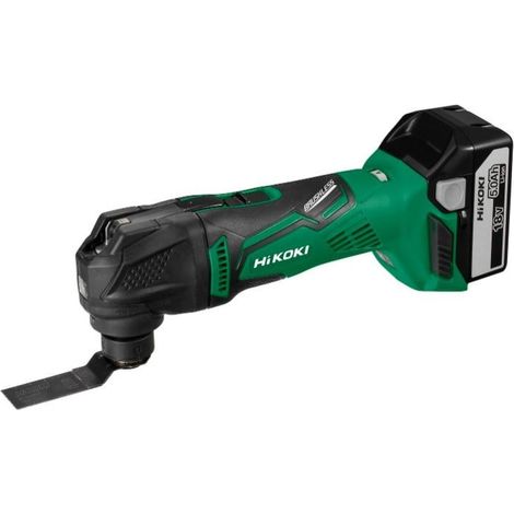Hikoki – Outil multifonctions à batterie 18V 5.0Ah Li-Ion – Moteur sans charbon – Régime réglable – Compatible OIS – CV18DBLWPZ (1/2)