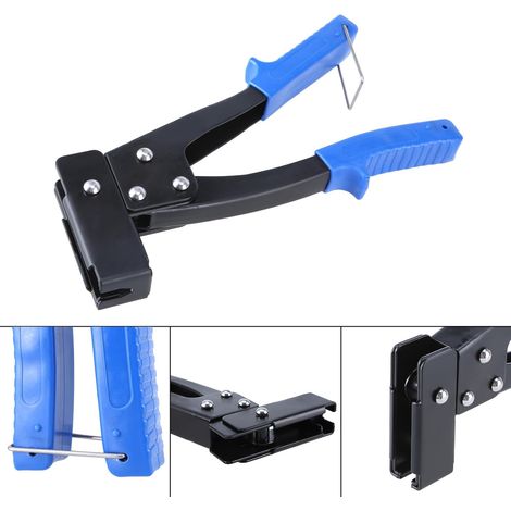 Hochleistungs-Nietpistolen-Set, professionelle Sandstrahlnieten, inklusive 30 Nieten (3 cm), geeignet für Boote, Anhänger, Autos, Möbel