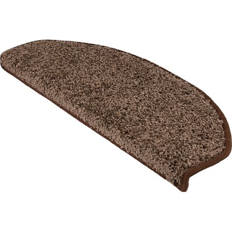 Tapis d'escalier Bali Nougat Demi-circulaire 23,5 x 65 cm
