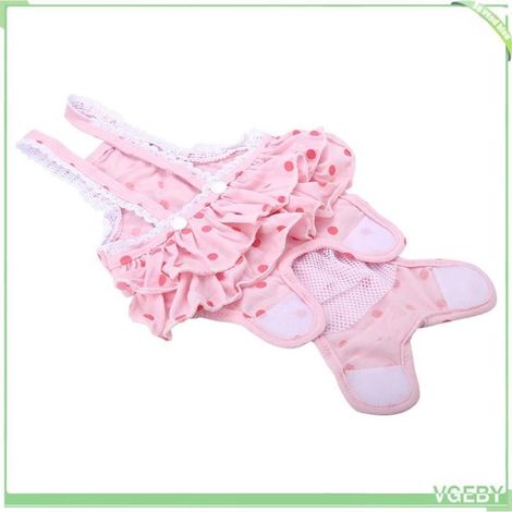 Pantalon pour animaux - FAFEICY - VGEBY - Coton - Bretelles réglables - Trou pour queue (1/5)
