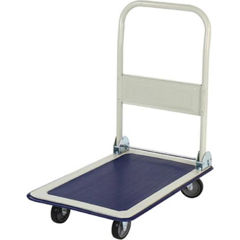 Trade Shop - PROFESSIONELLER PAKETTRÄGER, TRAGBARER, KLAPPBARER TRÄGER, 4 RÄDER, 150 kg - (1/3)