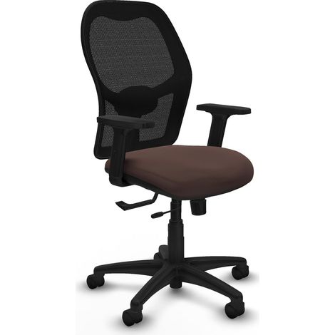 Sedia da ufficio piqueras y crespo nero rete similpelle (1/2)