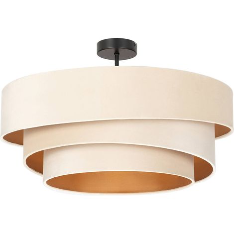 Deckenlampe "Jusari" aus Textil für Wohnzimmer & Esszimmer von Lindby (1/5)