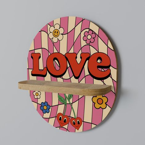 ROCKING LOVE Ovales Regal (1/5)