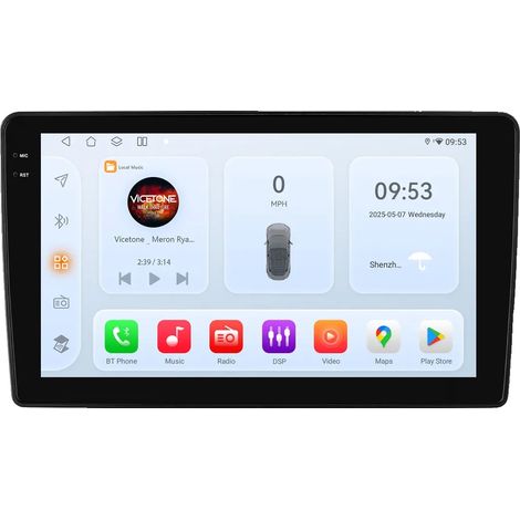 Système audio de voiture, interface à écran tactile, intégration smartphone, compatible avec Skoda Octavia Golf 5 6 Touran Passat B6 Polo Jetta, QS1-3G 32G (1/2)