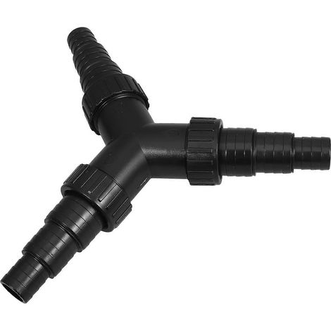 Raccord en T pour fontaine d'aquarium (avec adaptateur) (1/5)