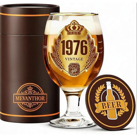 Beer Glass Gifts Dad Husband Brother Tonton Colleague, Coaster (1/5)