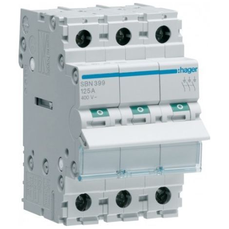 Interrupteur-sectionneur modulaire 125A 3P SBN399 (1/2)