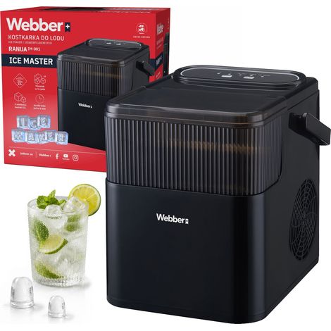 Machine à glaçons Webber Ranua IM-001 ICE Master 12 kg/24 h 165 W noire 2 (1/5)