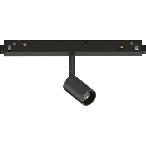 Ideal Lux Faretto Ego 1 luce LED integrato nero metallo