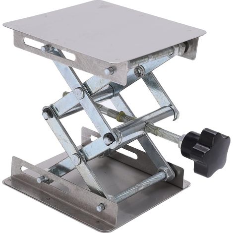 Plate-Forme de Levage de, Table de Levage du Support en Acier Inoxydable Manuel de Support de Levage Miniature, Table de Travail de réparation du Support de Levage pour RC (1/5)