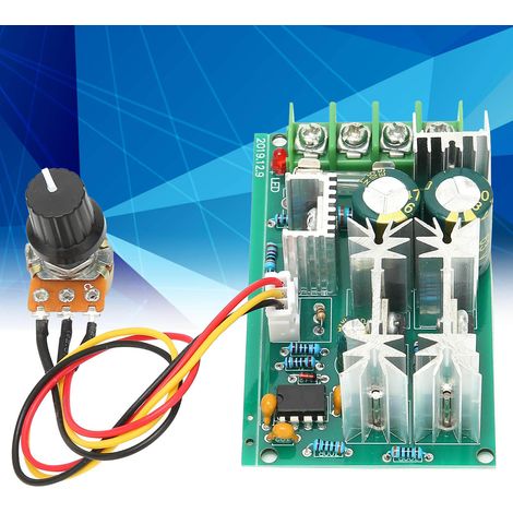 Contrôleur de Vitesse Moteur PWM 60V 20A, Régulateur de Courant Continu 10V-60V pour Moteurs DC (1/5)