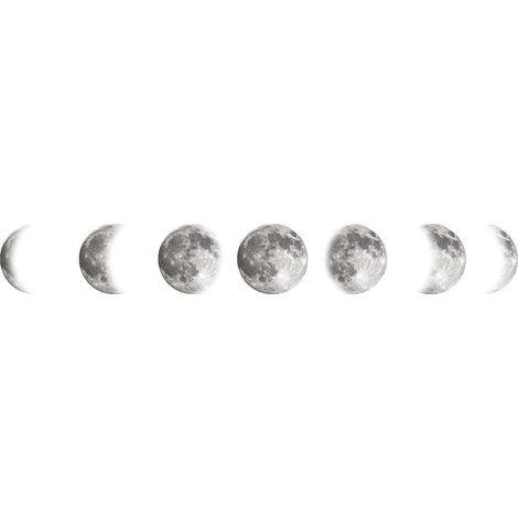 Un lot de Stickers Muraux lune Autocollant Mural Décoration Murale pour Salon Chambre Bureau (1/5)
