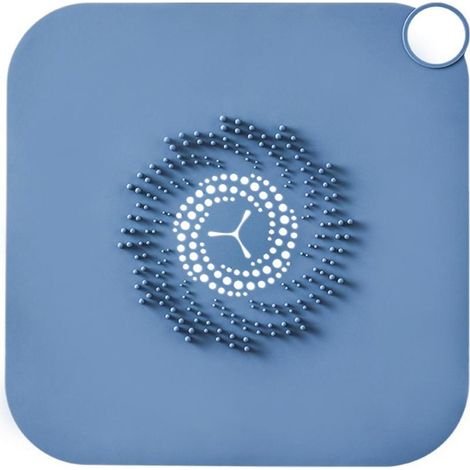 Bouchon de siphon en silicone pour évier, filtre à cheveux pour douche, bouchon d'évacuation pour cuisine et salle de bain, protecteur de drain domestique. (1/5)
