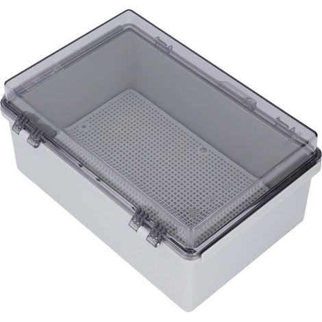 Boîte de dérivation électrique IP67 étanche plastique ABS extérieure avec capot transparent pour équipement satellite (1/5)