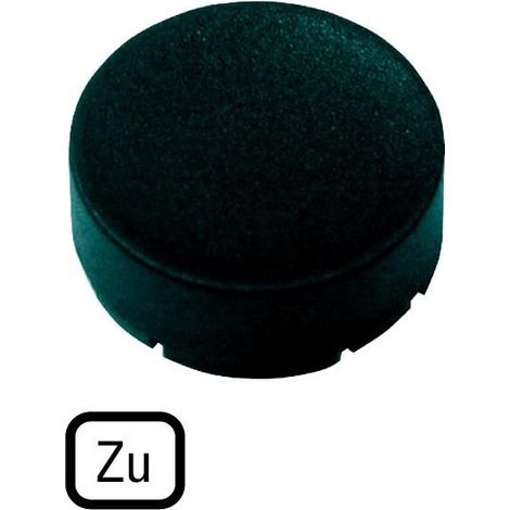 Étiquette saillante noire ZU EATON M22-XDH-S-D2