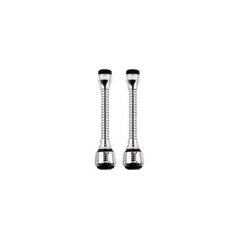 2 Pièces Rallonge Robinet,Filtre D'extension Pivotant,Extension de Douche de Robinet,360°Réglable Bec Diffuseur Filtre, Deux Modes Réglable,pour éviers de Cuisine, Salle de Bain (1/5)