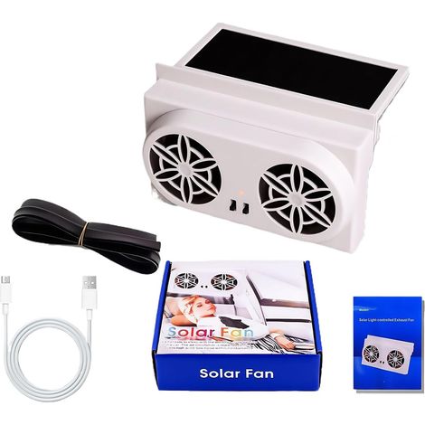 Ventilateur Solaire De Ventilation Voiture d'Extraction (1/5)
