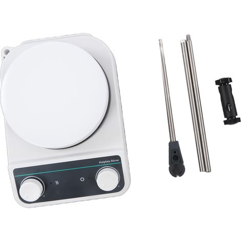 Magnetrührer 2L 200W 200 bis 1500 U/min Schnellheizender Mini-Magnet-Heizplattenmischer für Laborzwecke (1/5)