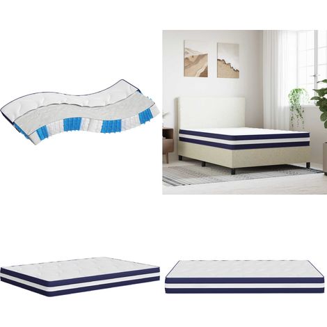 Matelas à ressorts ensachés dureté moyenne 140x190 cm - Matelas à ressorts - Matelas de sommeil