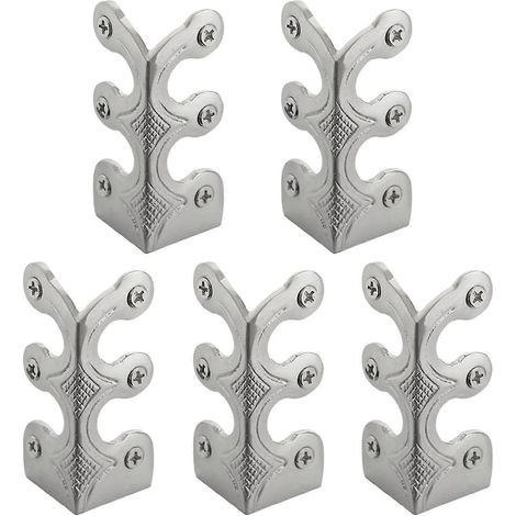 Protections d'angle (5/10/15 pièces) avec vis, style vintage, métal massif, compatibles avec les plinthes, installation facile. (1/5)