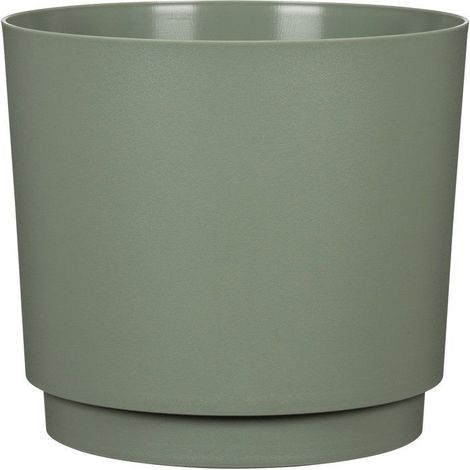 Pot de fleurs rond - DEROMA - 236 - 13 L - Ø 29 cm - Vert (1/5)