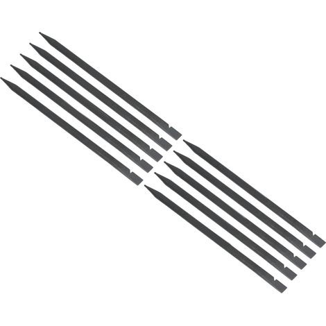 Lot de 10 embouts de démontage en nylon double bout pointu plat pour smartphone ordinateur PCB outil d'ouverture antistatique 153mm BEST-126 (1/5)