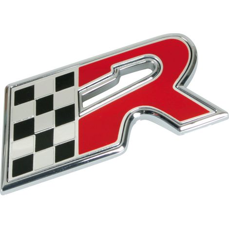 Emblema 3D cromato bicolore - R-Flag (1/2)