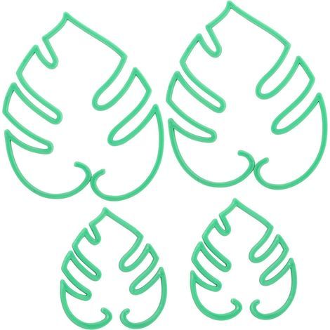 4 Stück Pflanzenstützen Monstera Form Pflanzenstängelhalter (1/5)